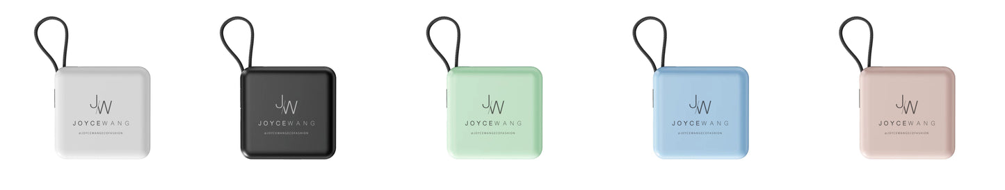 JW MINI POWER BANK - 2.4inches x 2.28inches x 0.63inches